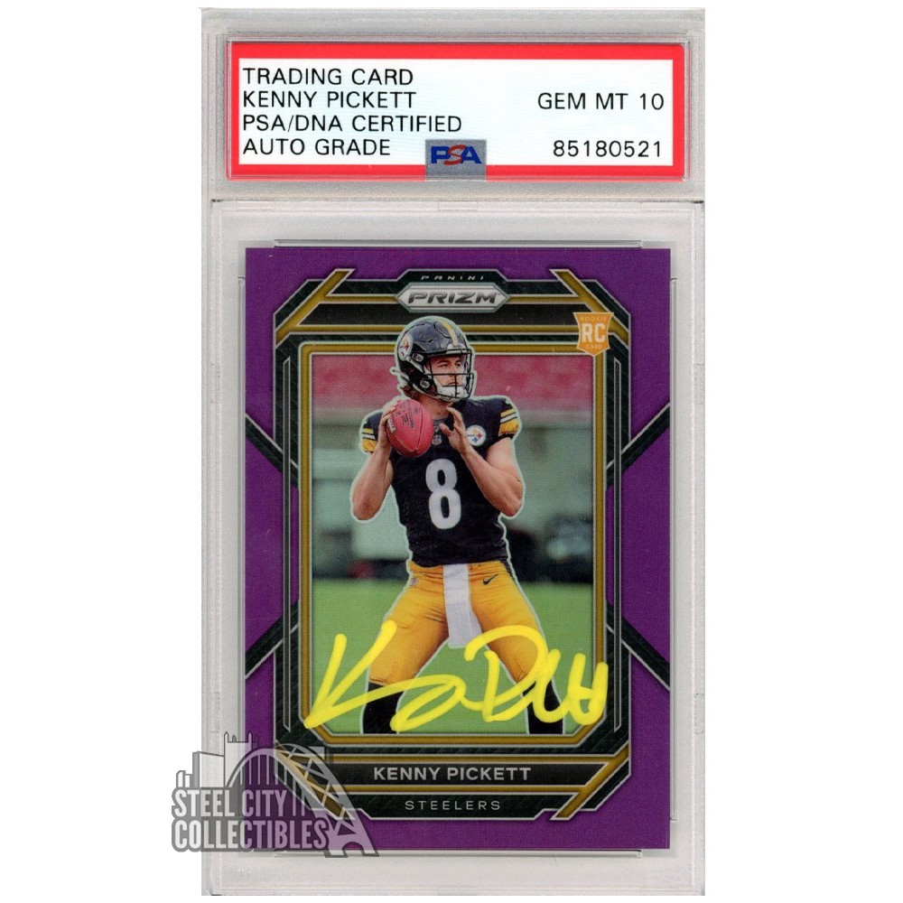 Kenny Pickett 2022 Panini Prizm Purple Autograph Rookie Card /125 301