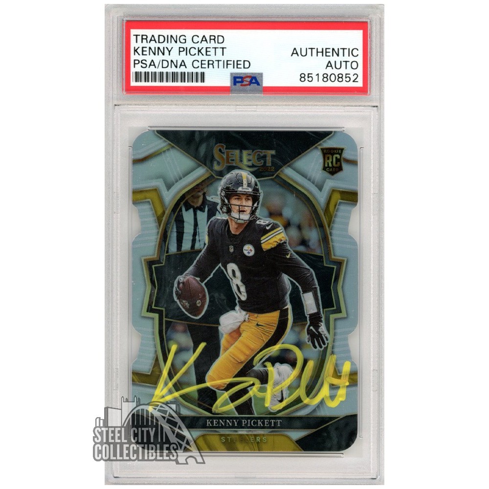 Kenny Pickett 2022 Panini Select Concourse Silver Die Cut Autograph