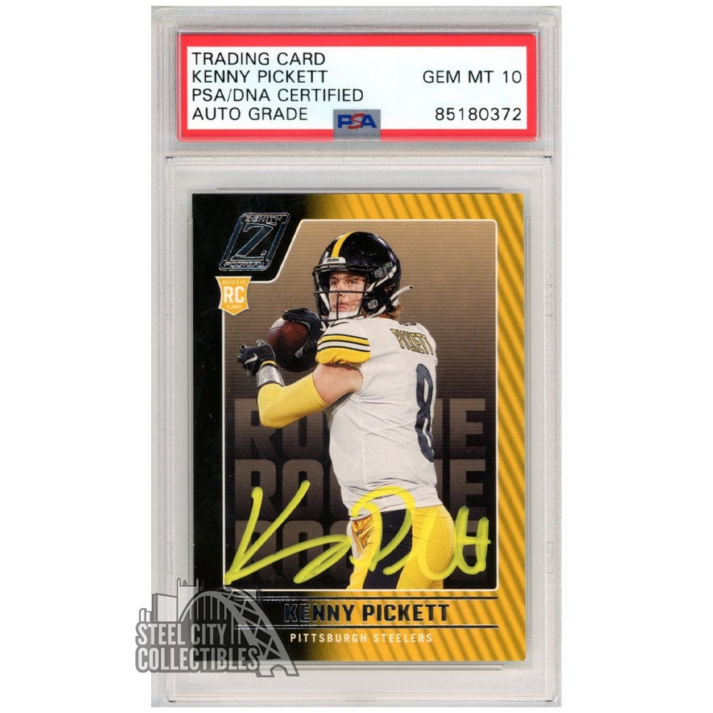 Kenny Pickett 2022 Donruss Zenith Autograph Rookie Card 101 PSA/DNA 10