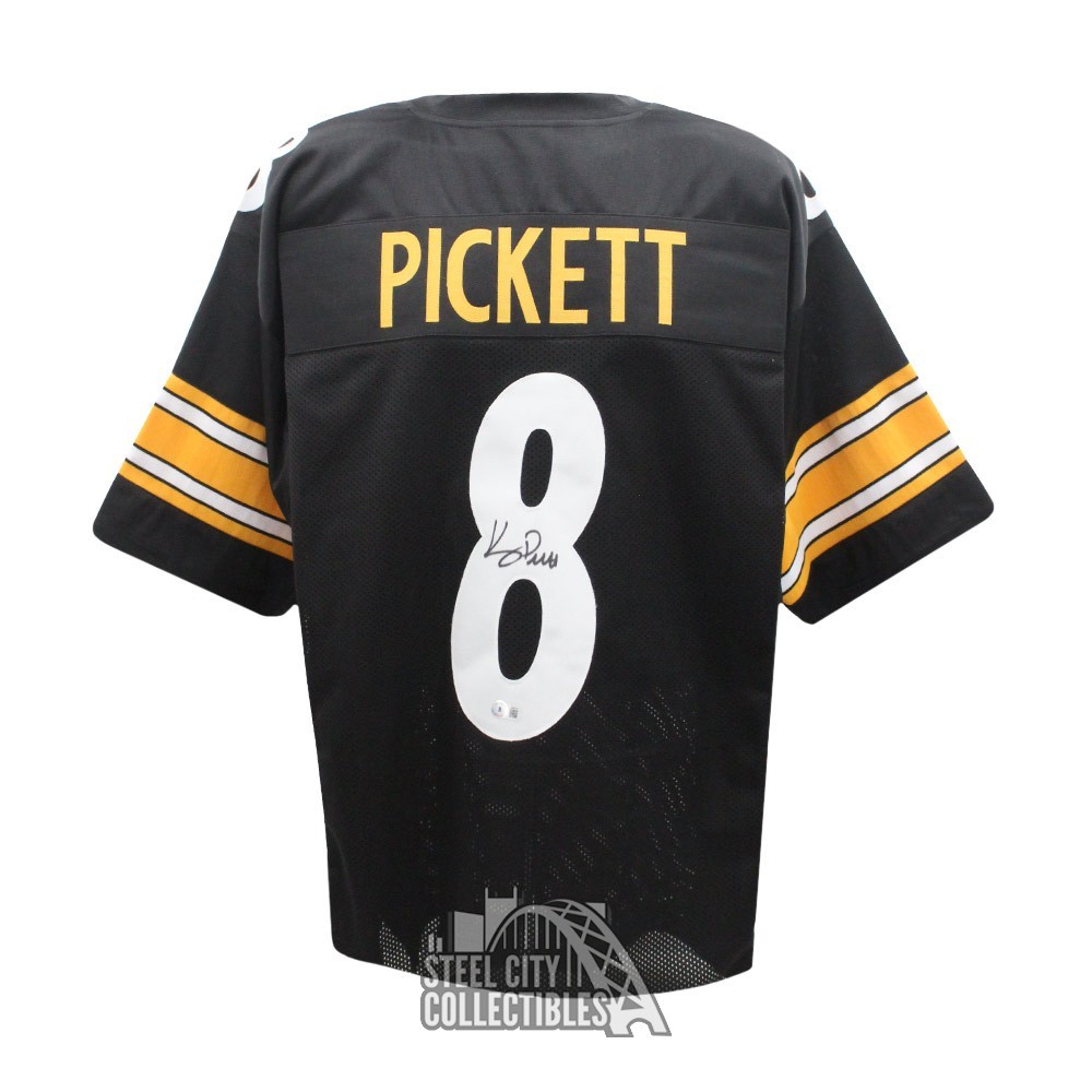 Kenny Pickett Autographed Pittsburgh Custom Black Football Jersey BAS