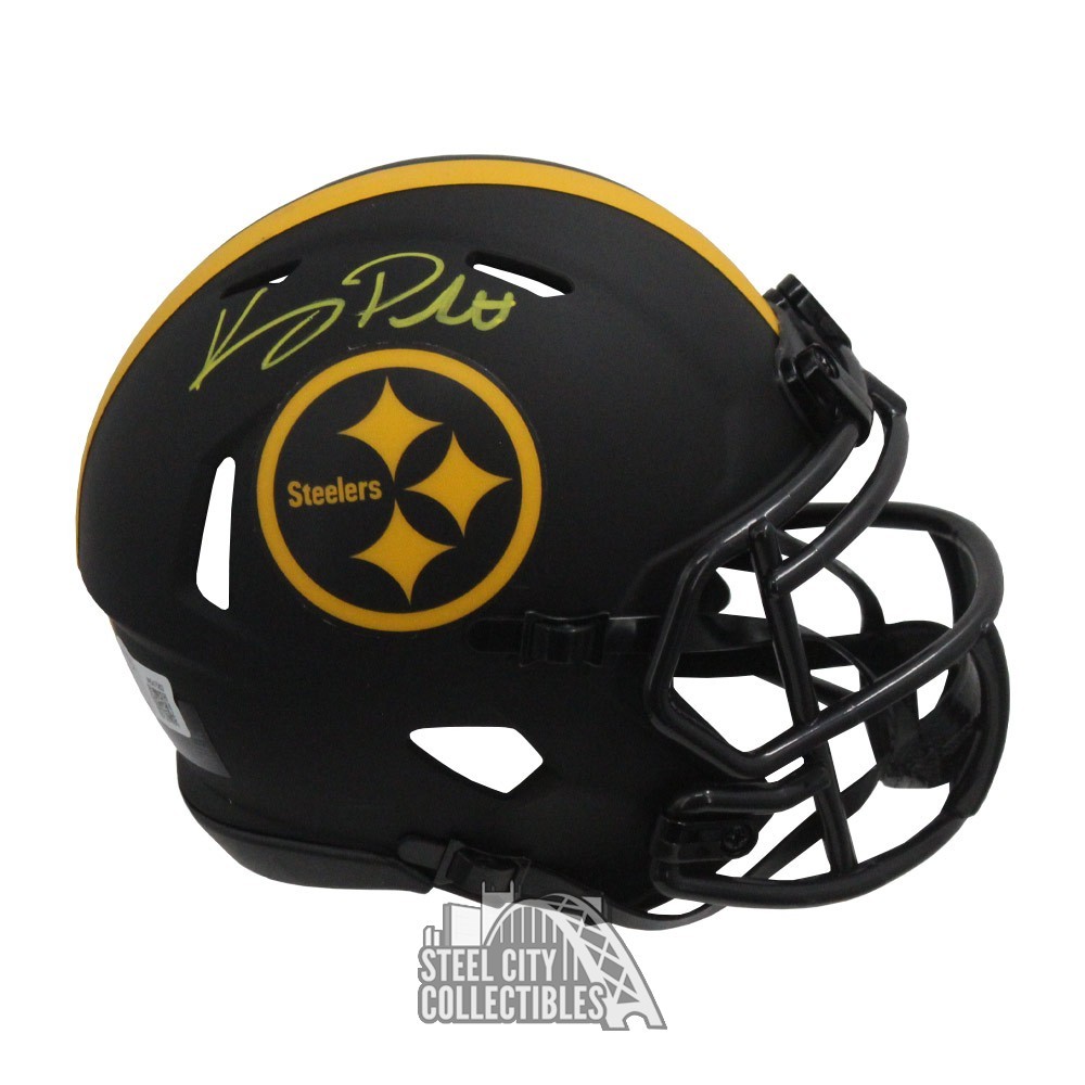Kenny Pickett Autographed Pittsburgh Eclipse Mini Football Helmet BAS
