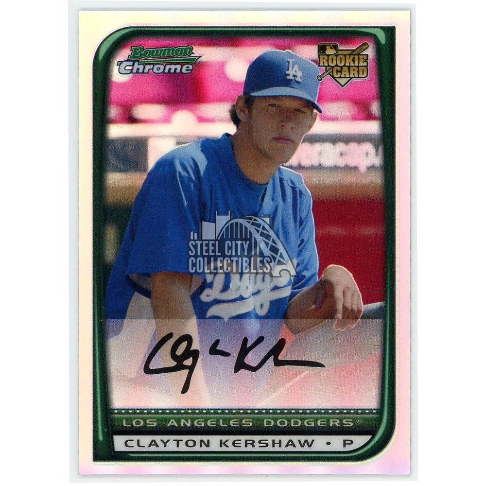 『032c』1st Issue（創刊号） 限定2,500部 Clayton Kershaw 2008 Topps Bowman Chrome Draft Picks Rookie
