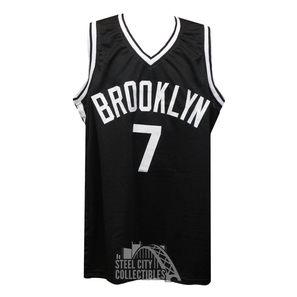 Kevin Durant Autographed Brooklyn Custom Black Basketball Jersey - BAS