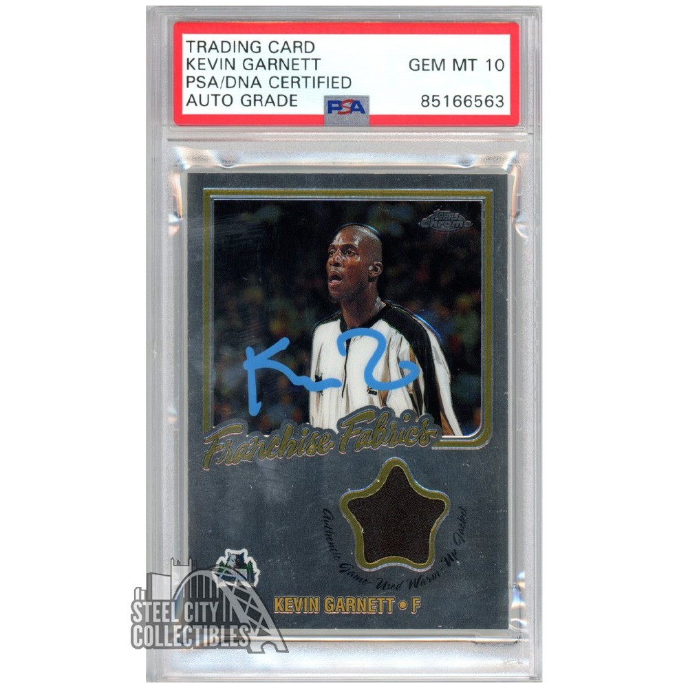 Kevin Garnett 2002-03 Topps Chrome Franchise Fabrics