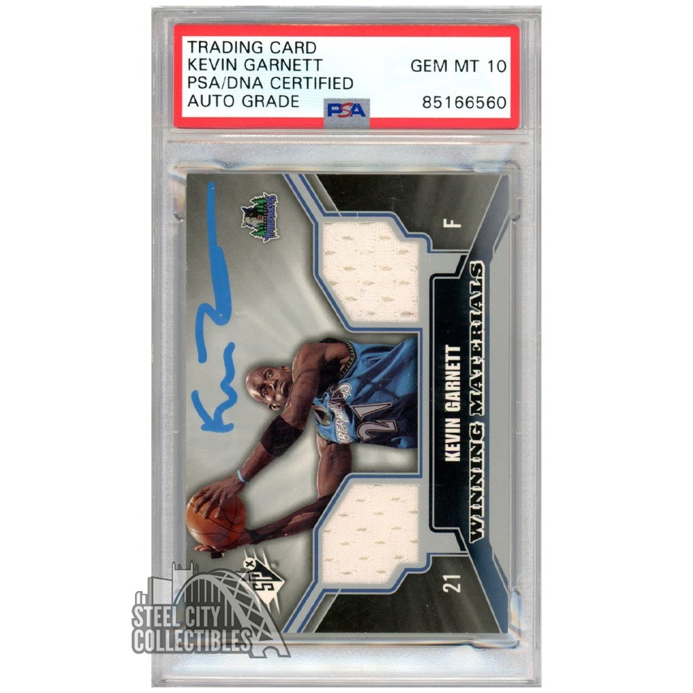 Kevin Garnett 2005-06 Upper Deck SPX Winning Materials Autograph