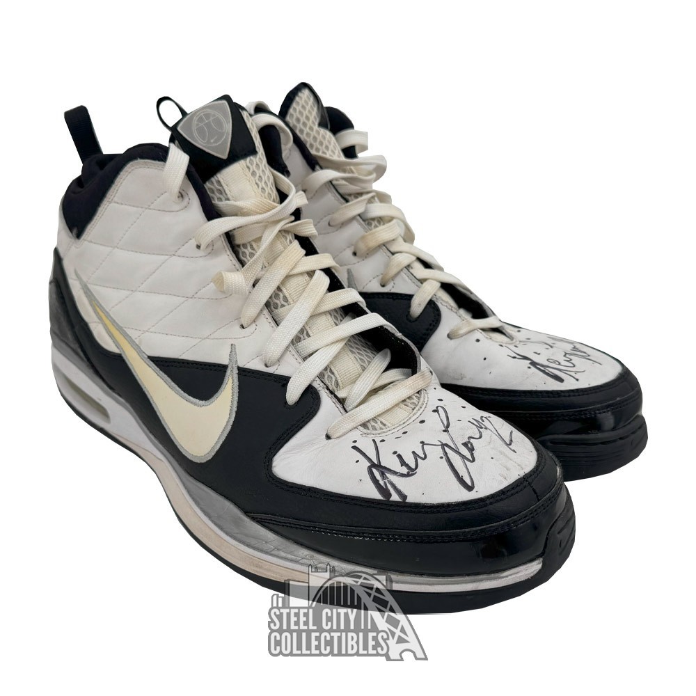Kevin Love Autographed Game Used Nike Basketball Shoes JSA LOA - Main Image