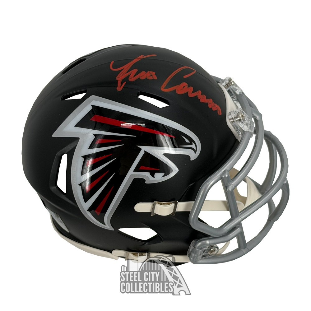 atlanta falcons mini football helmet Kirk Cousins Autographed Atlanta Falcons Speed Mini Football Helmet