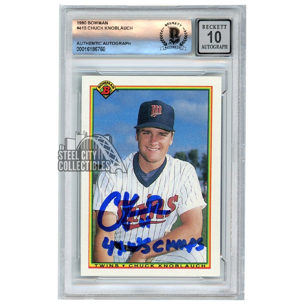 Chuck Knoblauch 1990 Bowman 