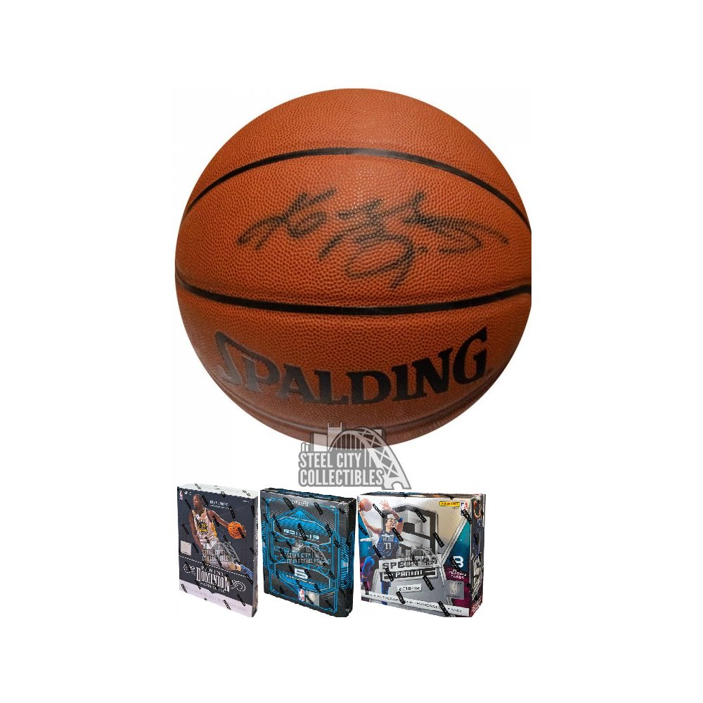 kobe bryant signed basketball panini