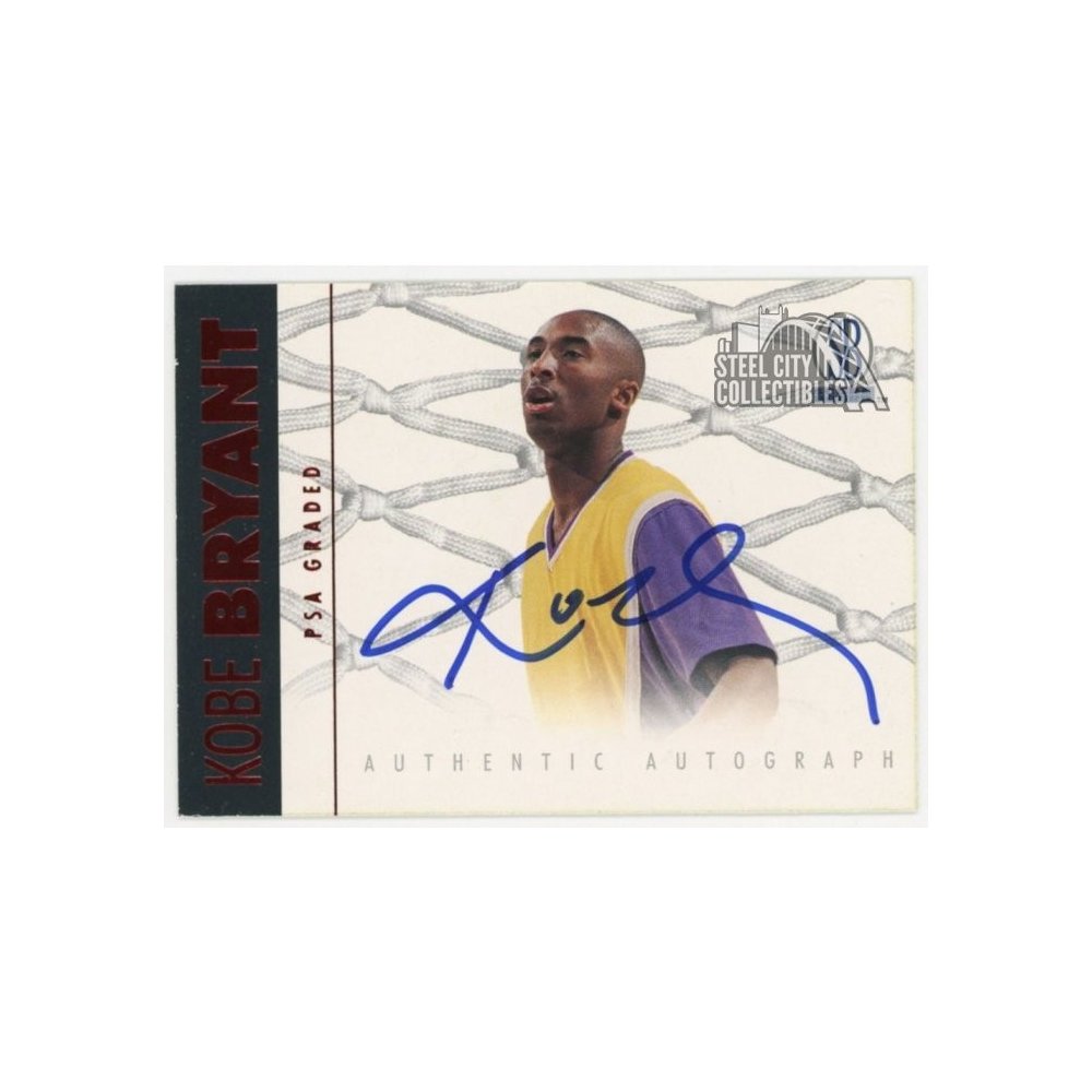 kobe bryant panini autograph