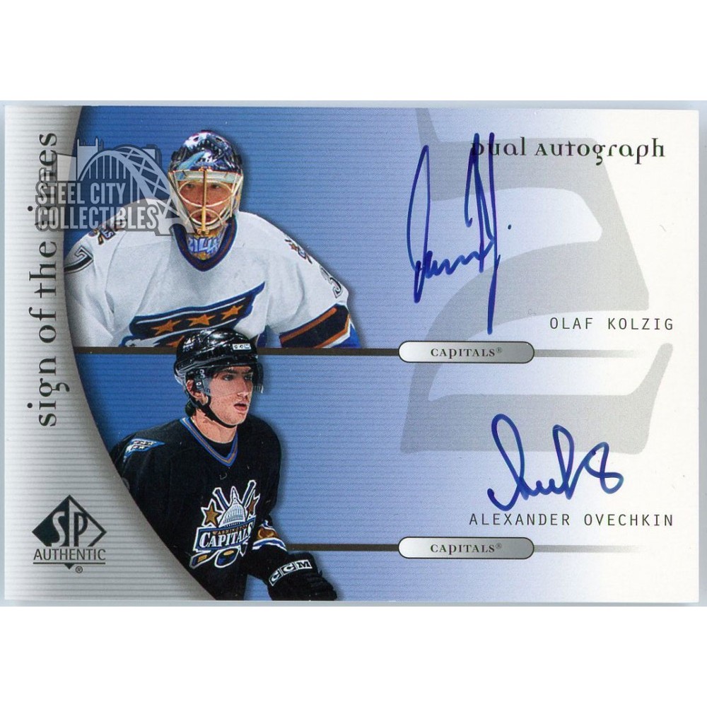 Olaf Kolzig Alex Ovechkin 2005-06 Upper Deck SP Authentic Sign of