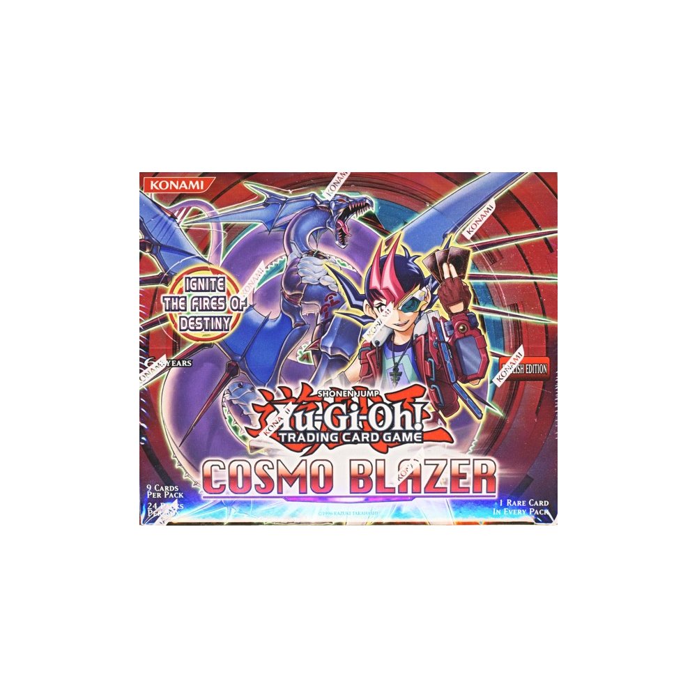 Yugioh 1st Edition Cosmo Blazer Booster Box Factory Sealed