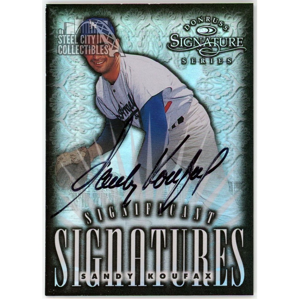 Eddie Mathews】 1998 Donruss Signature Significant Signatures Auto