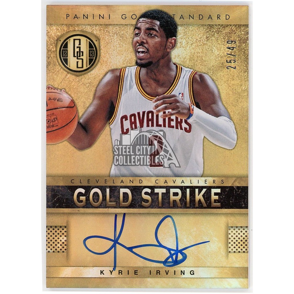 Kyrie Irving 2012-13 Panini Gold Standard Gold Strike Rookie