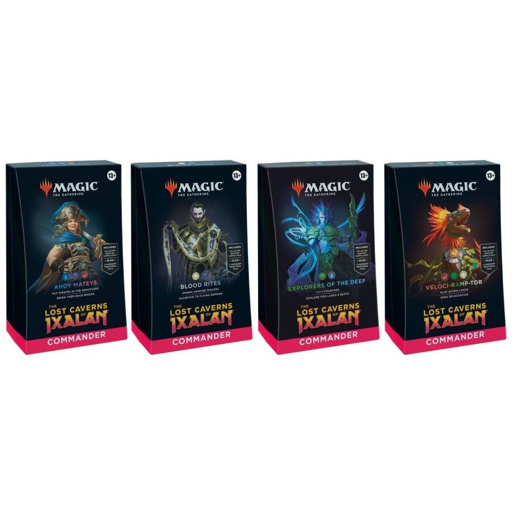 Magic The Gathering Lost Caverns of Ixalan Commander Deck Case