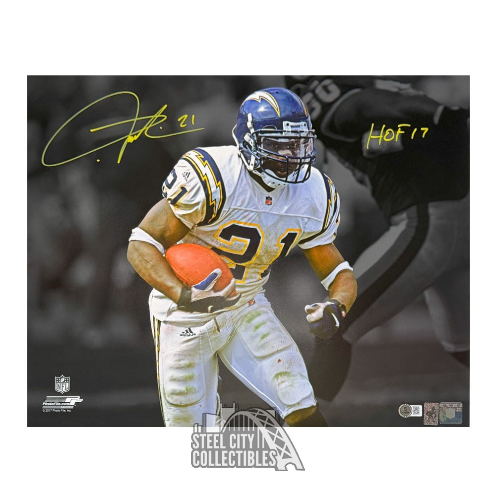 LaDainian Tomlinson HOF 17 Autographed San Diego 16x20 Photo - BAS