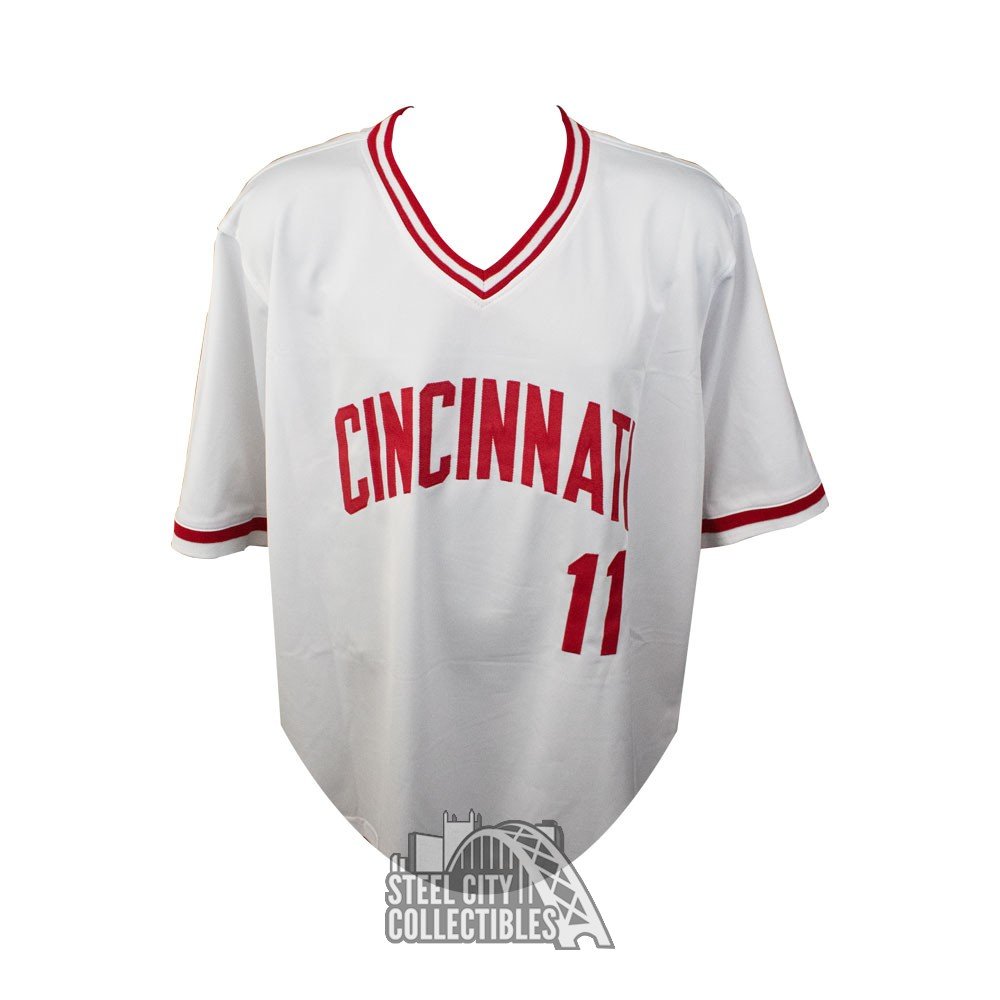 barry larkin signed jersey