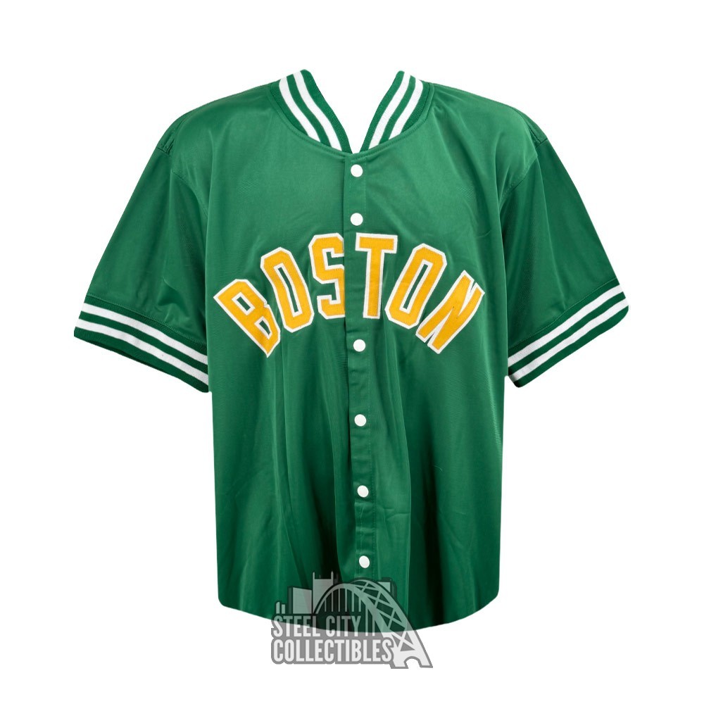 Larry Bird Autographed Boston Custom Warm Up Jacket JSA Steel City Collectibles