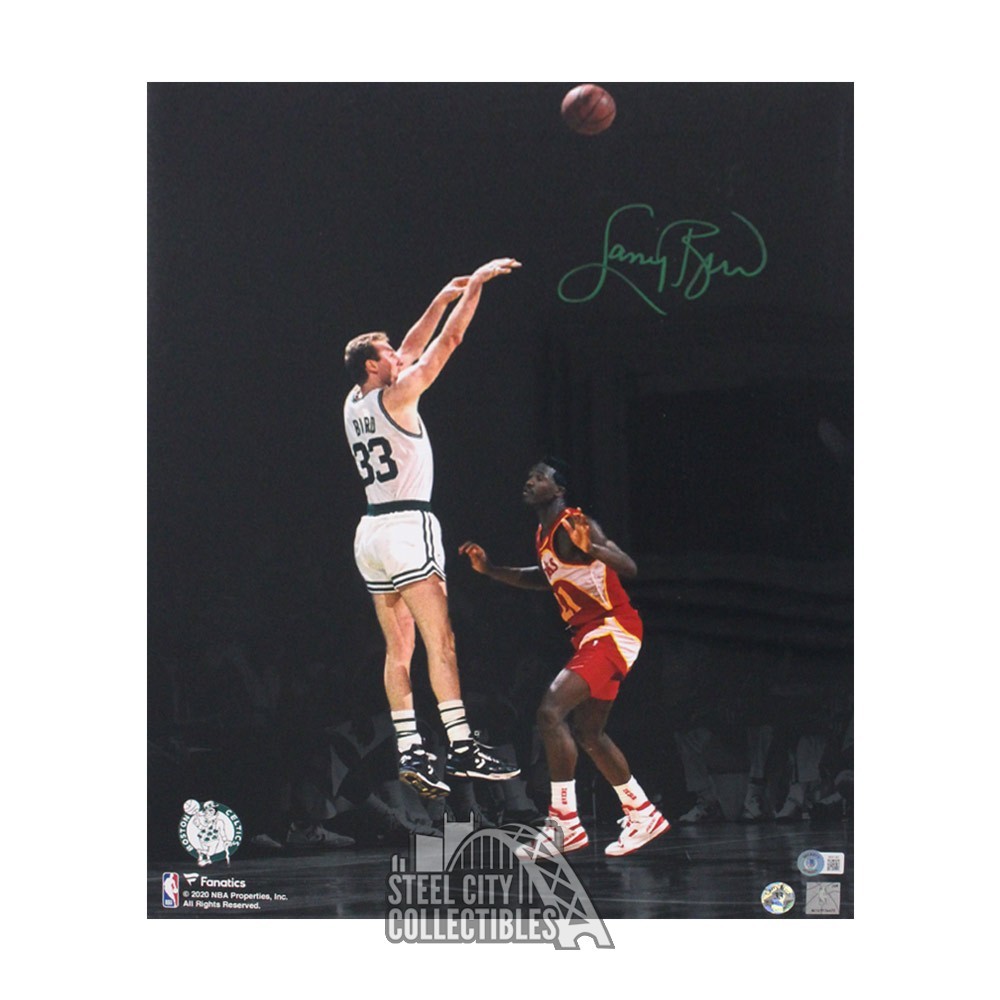 Autographed larry bird basketball cheap