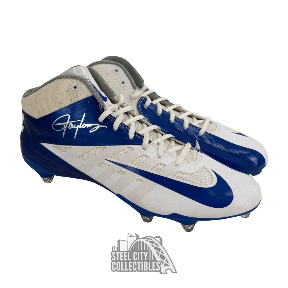 Lawrence Taylor Autographed Nike Vapor Pro Football Cleats - BAS