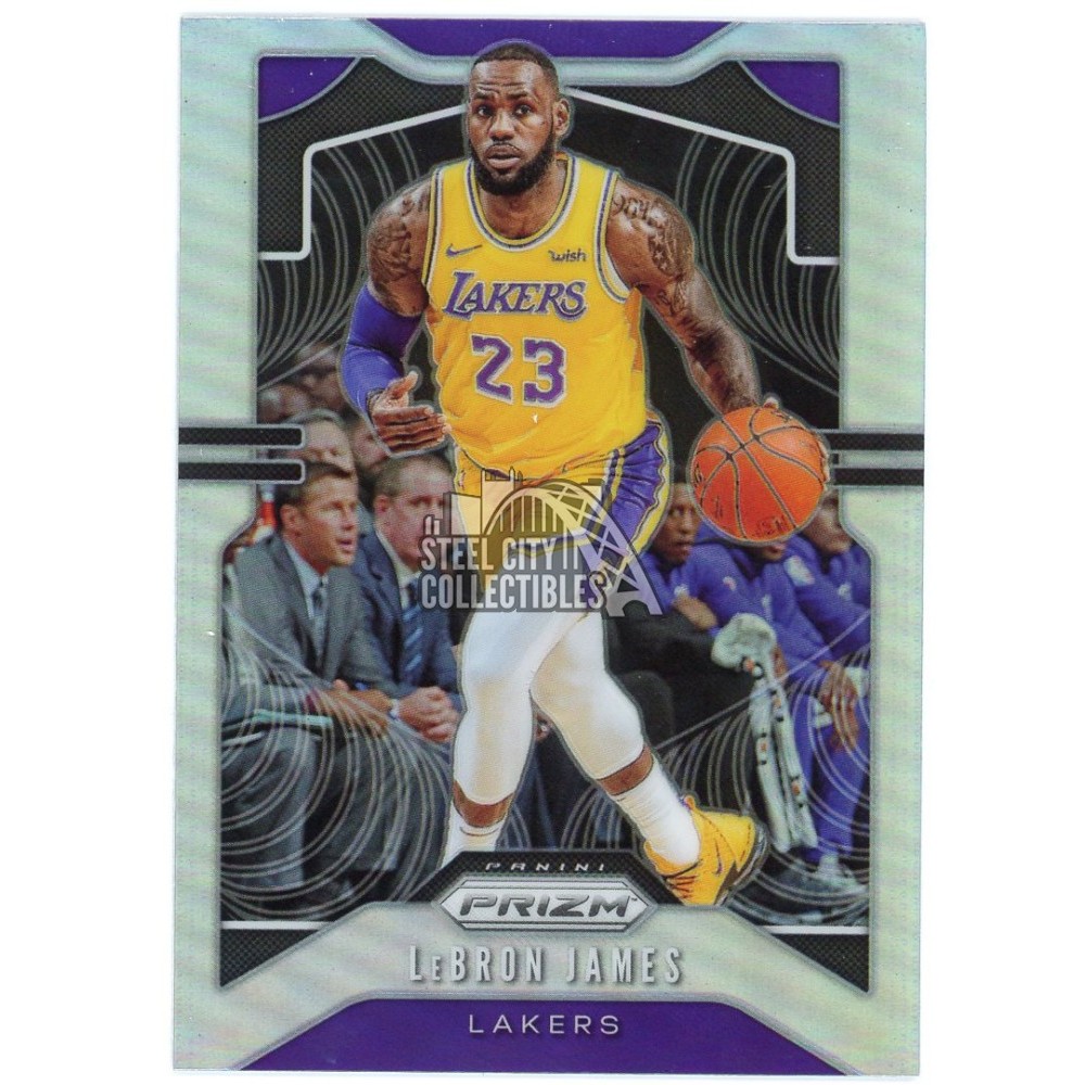 その他 2019 Panini Prizm LEBRON Silver Prizm 2019-20 Panini Prizm #129 LeBron James Prizms Silver PSA 10