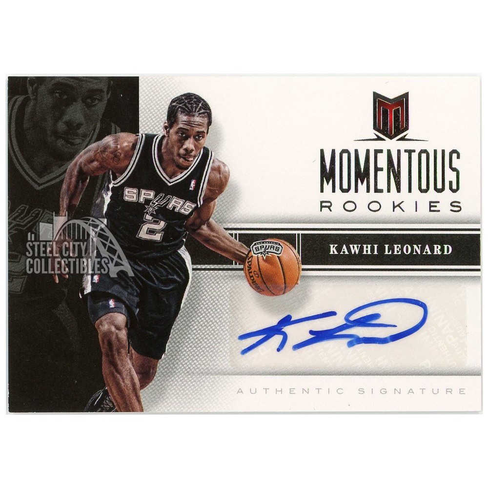 Kawhi Leonard 2012-13 Panini Momentum Momentous Rookie Autograph