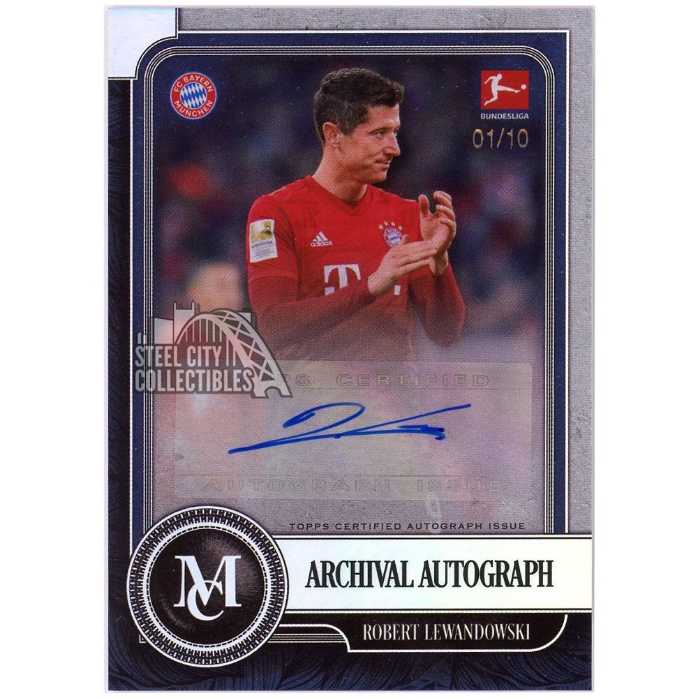 Robert Lewandowski 2019-20 Topps Museum Bundesliga Archival Robert Lewandowski 2019-20 Topps Museum Bundesliga Archival