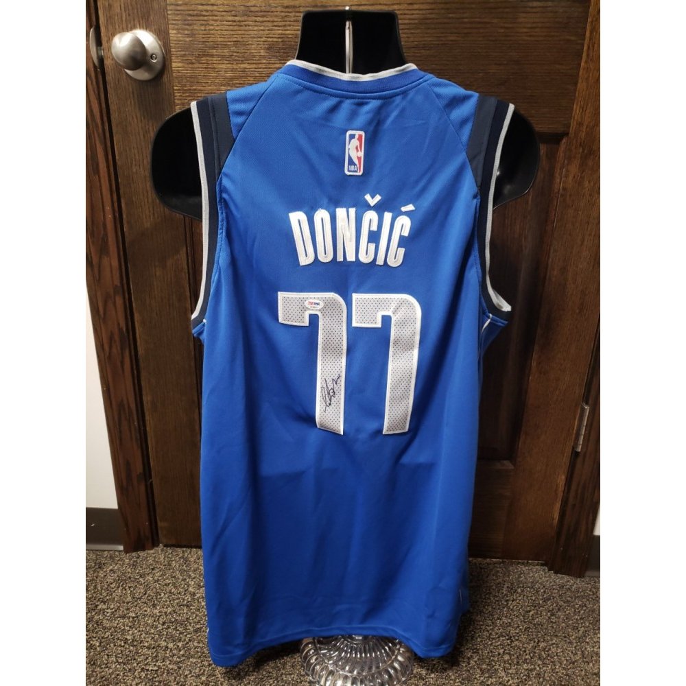 luka doncic framed jersey
