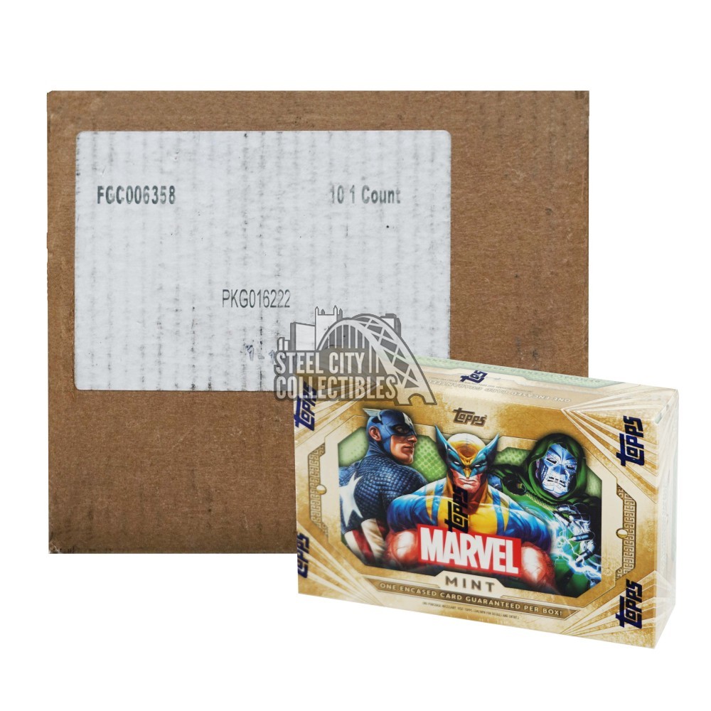 2025 Topps Mint Marvel 10-Box Case | Steel City Collectibles