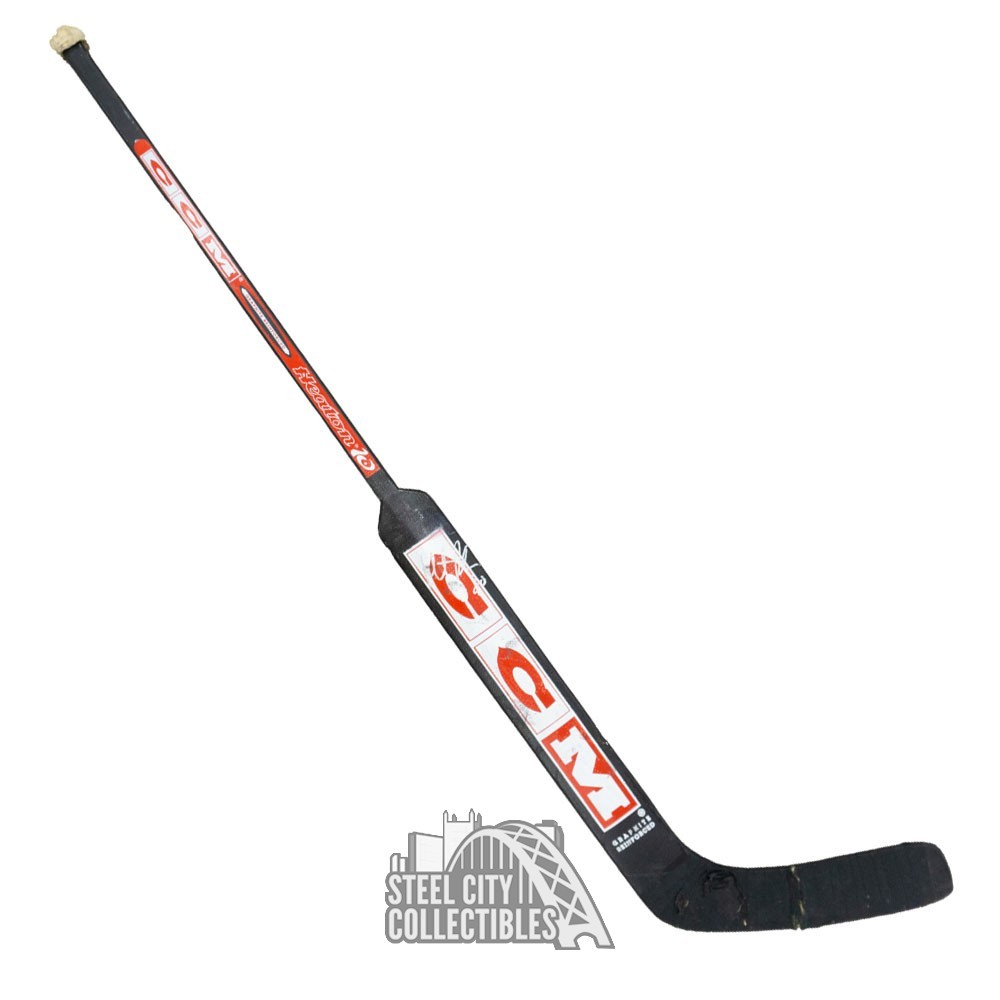 Martin Brodeur Autographed Heaton 10 CCM Game Used Goalie Stick W