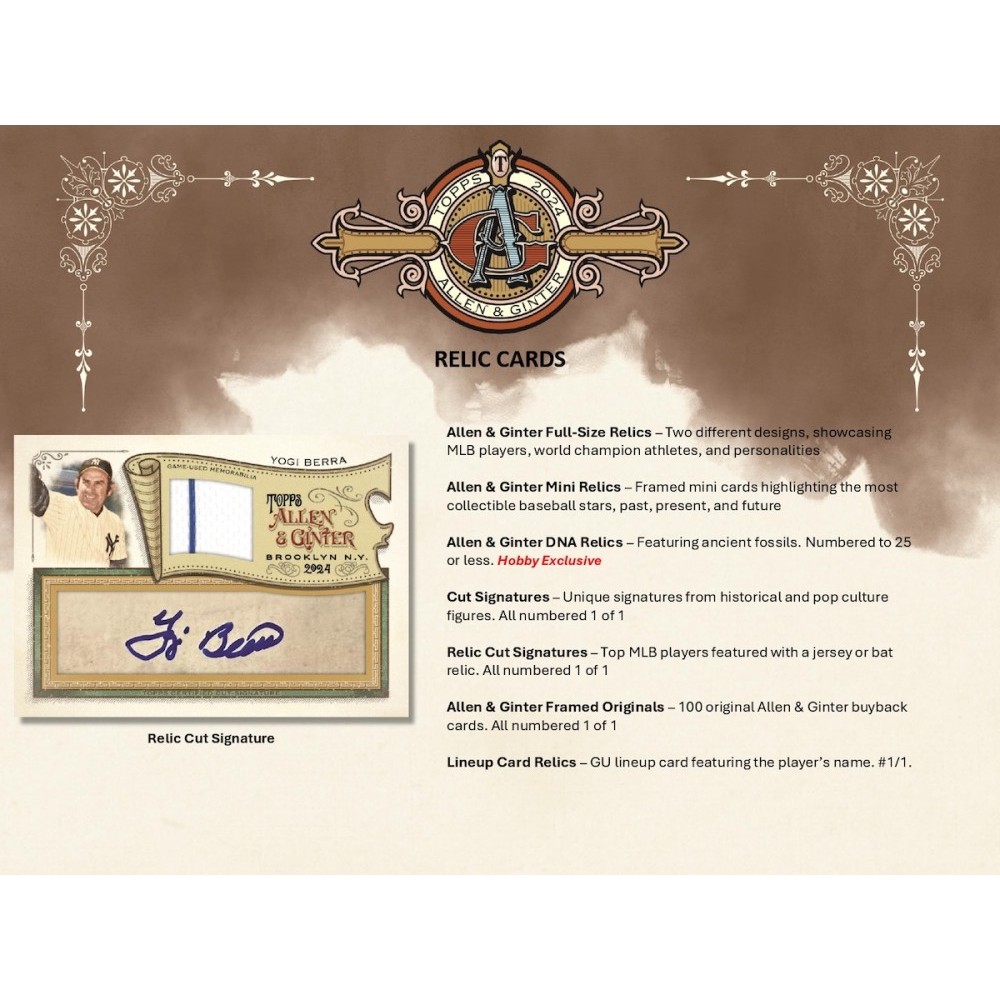 2024 Topps Allen & Ginter Baseball Hobby Box | Steel City