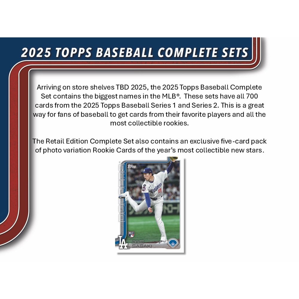 【新品18枚セット】MLB 公式ドッグタグ 豪華まとめ売り 2025 Topps Factory Set Baseball (Box) (Slightly Damaged) | DA Card