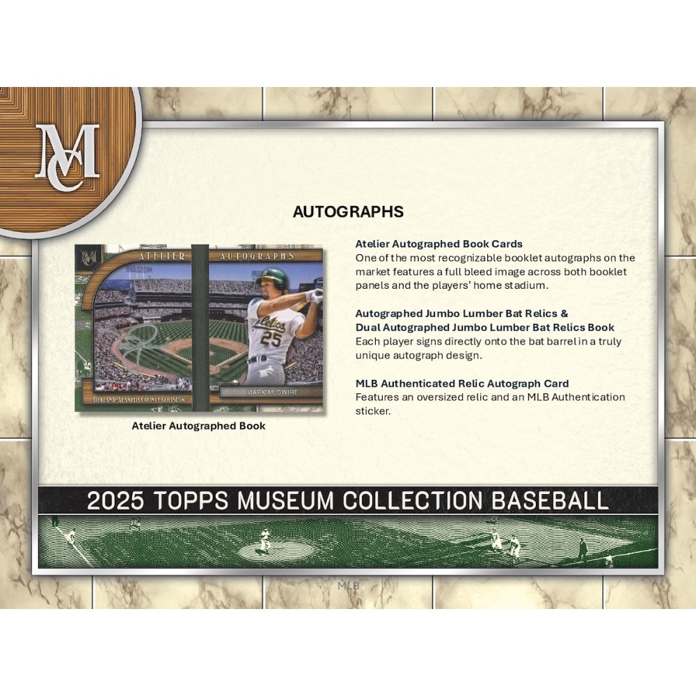 2025 Topps Museum Collection Baseball Hobby 8-Box Case | Steel