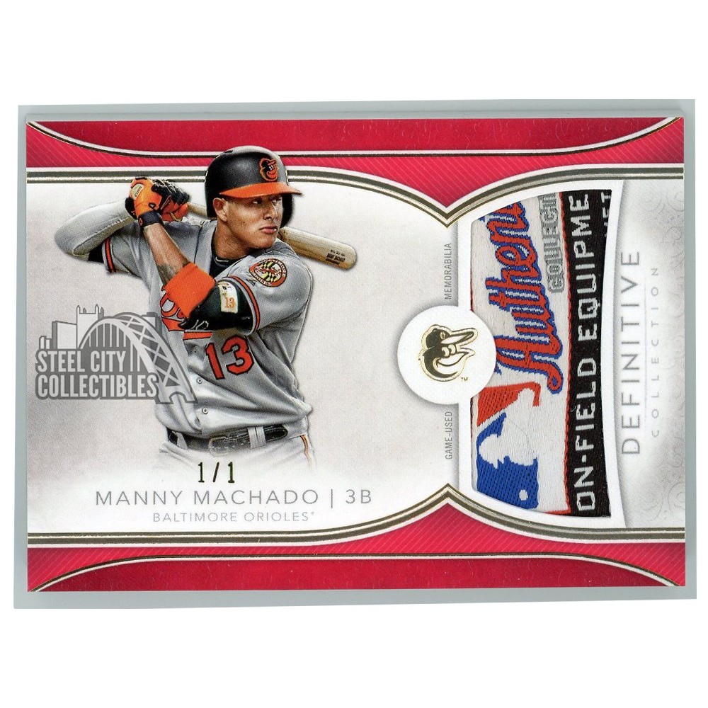 Machado Manny 0 Topps Definitive | Collection eBay 1⁄1 Relic