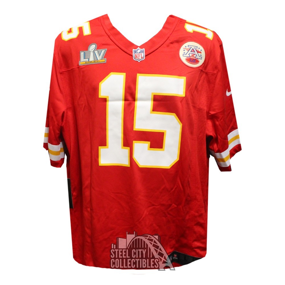 Patrick Mahomes Autographed Kansas City Super Bowl LIV Football Jersey - BAS