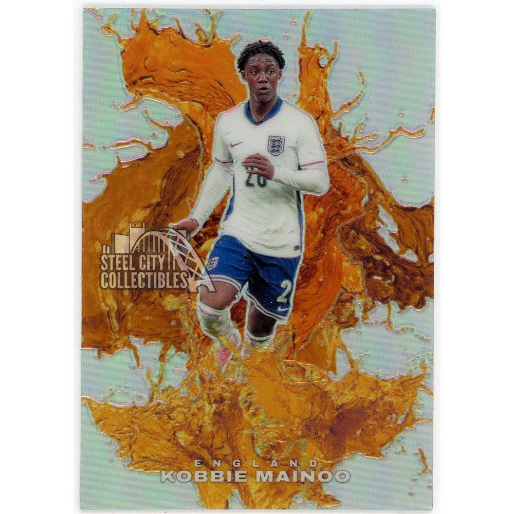 Kobbie Mainoo 2024 Panini Black Friday Splash of Color Card #KM 41