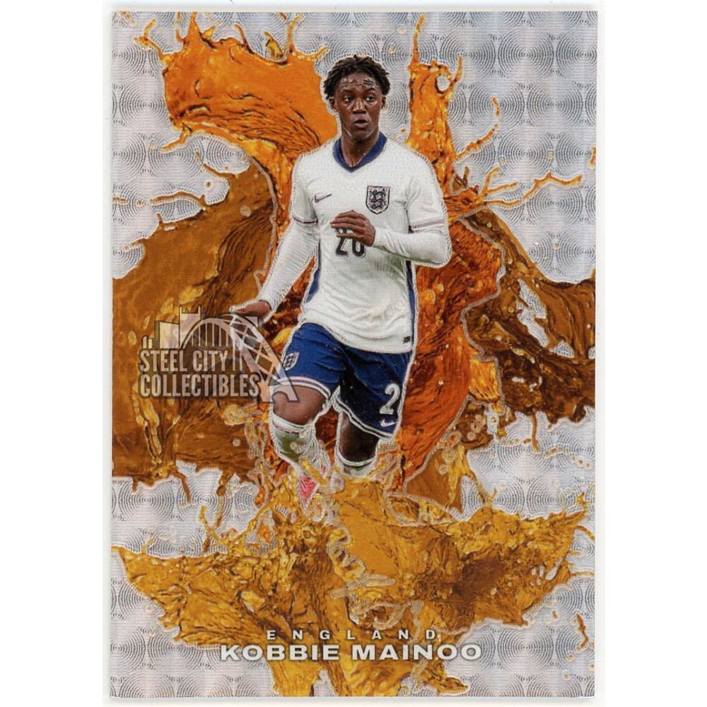 Kobbie Mainoo 2024 Panini Black Friday Splash of Color Card #KM