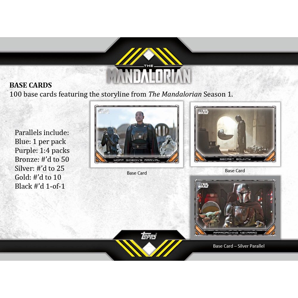 2020 TOPPS MANDALORIAN SEASON 1 MASTER SET 148 CARDS ALL 48 INSERTS BLASTER