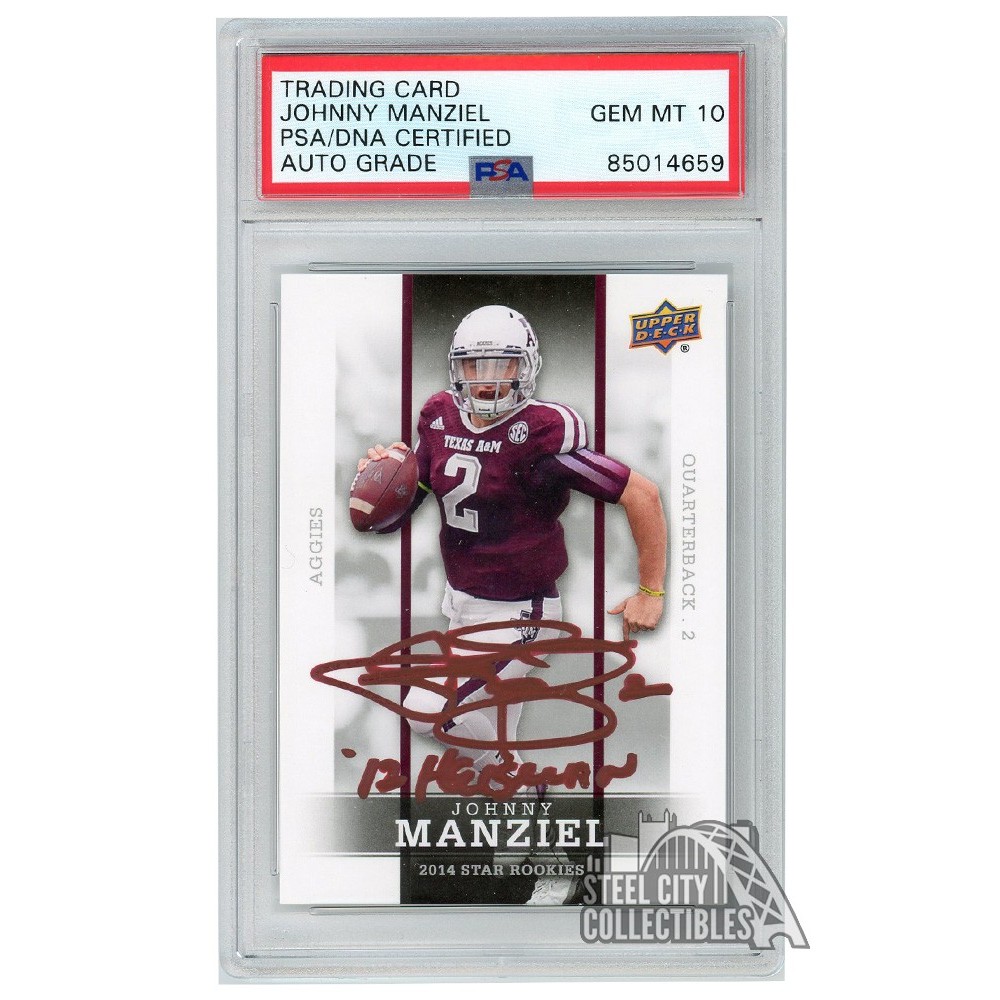 Johnny Manziel 2014 Upper Deck Star Rookies Autograph 