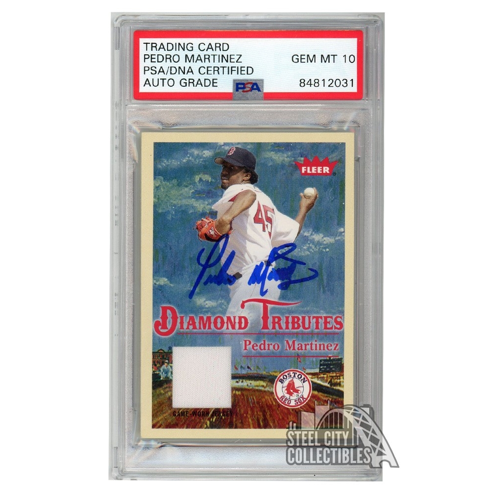 Pedro Martinez 2005 Fleer Diamond Tributes Autograph Jersey Card #DT/PM ...