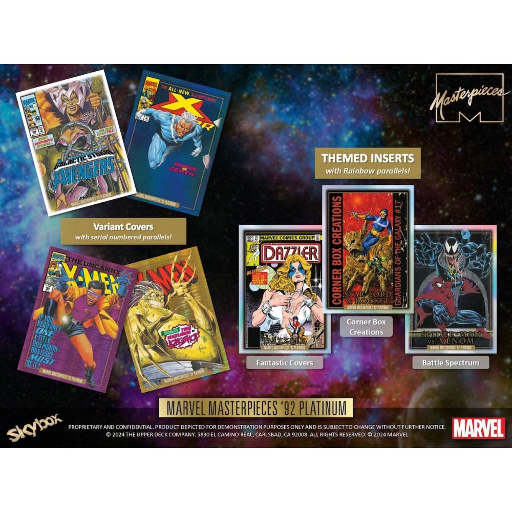 2024 Upper Deck Marvel Masterpieces '92 Platinum Hobby Box | Steel