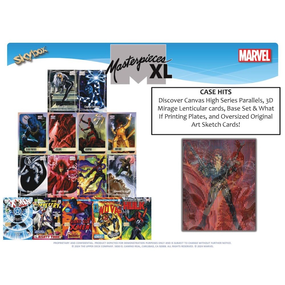 2024 Upper Deck Marvel Masterpieces XL Hobby Pack | Steel