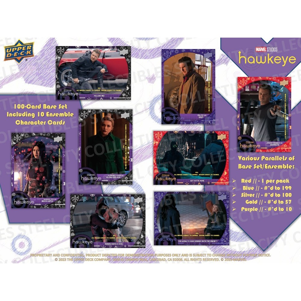 2023 Upper Deck Marvel Studios Hawkeye Hobby Box | Steel