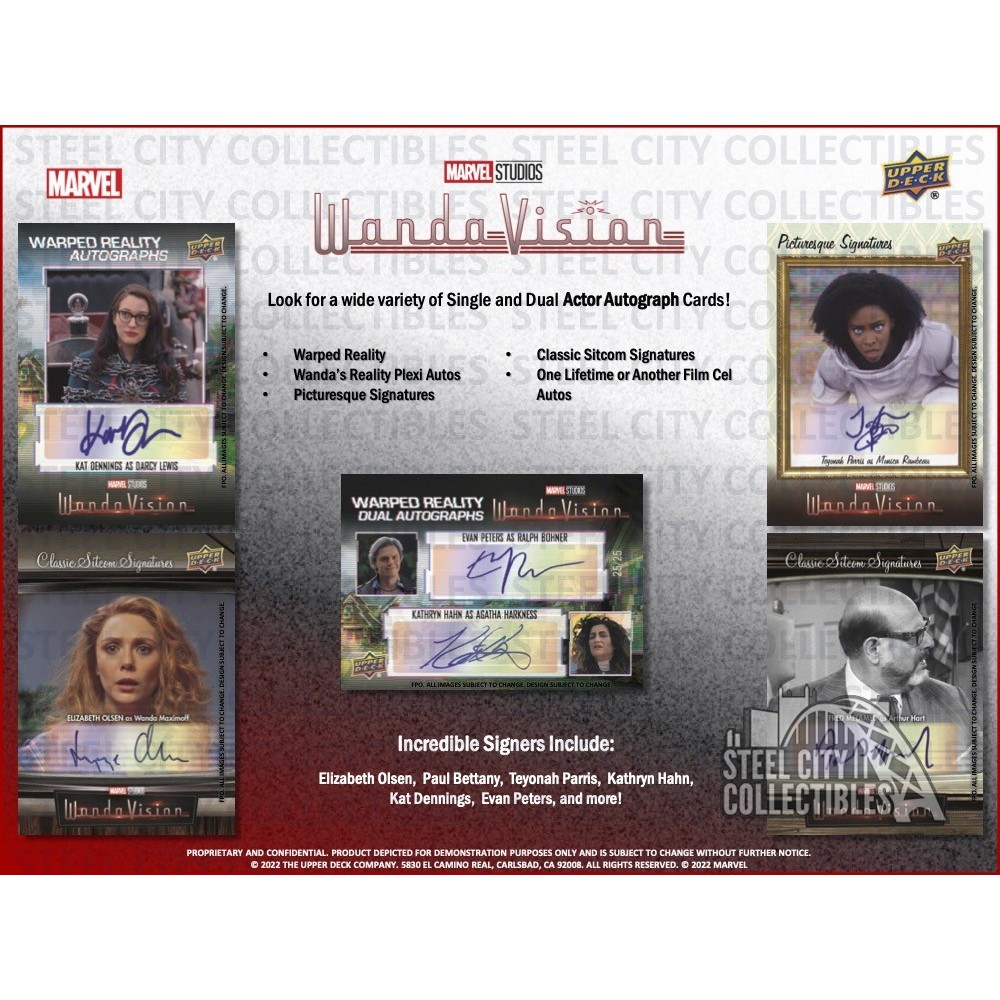 2022 Upper Deck Marvel Wandavision Hobby 12-Box Case | Steel City