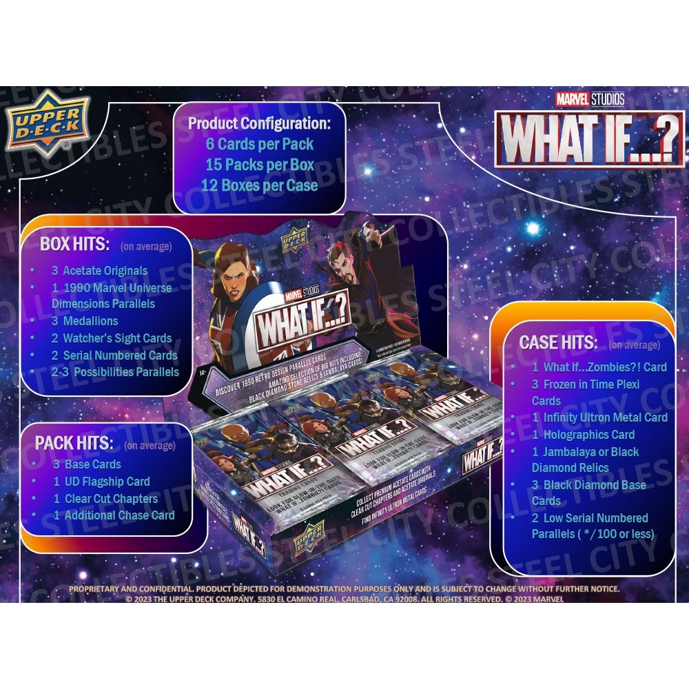 2023 Upper Deck Marvel What If...? Hobby Box | Steel City Collectibles