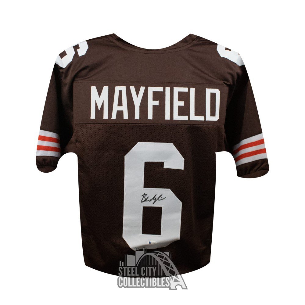 autographed baker mayfield jersey