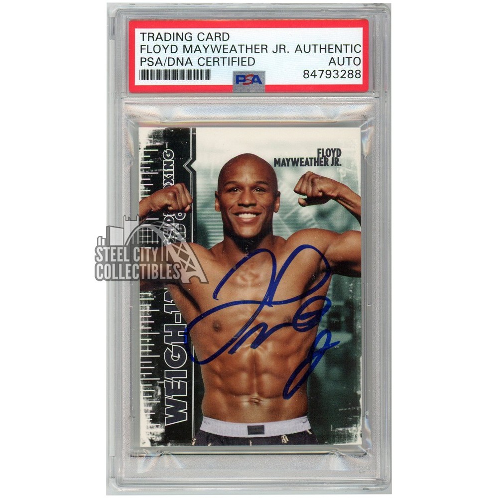 Floyd Mayweather Jr 2010 Ringside Boxing Weigh-Ins Black Onyx Auto