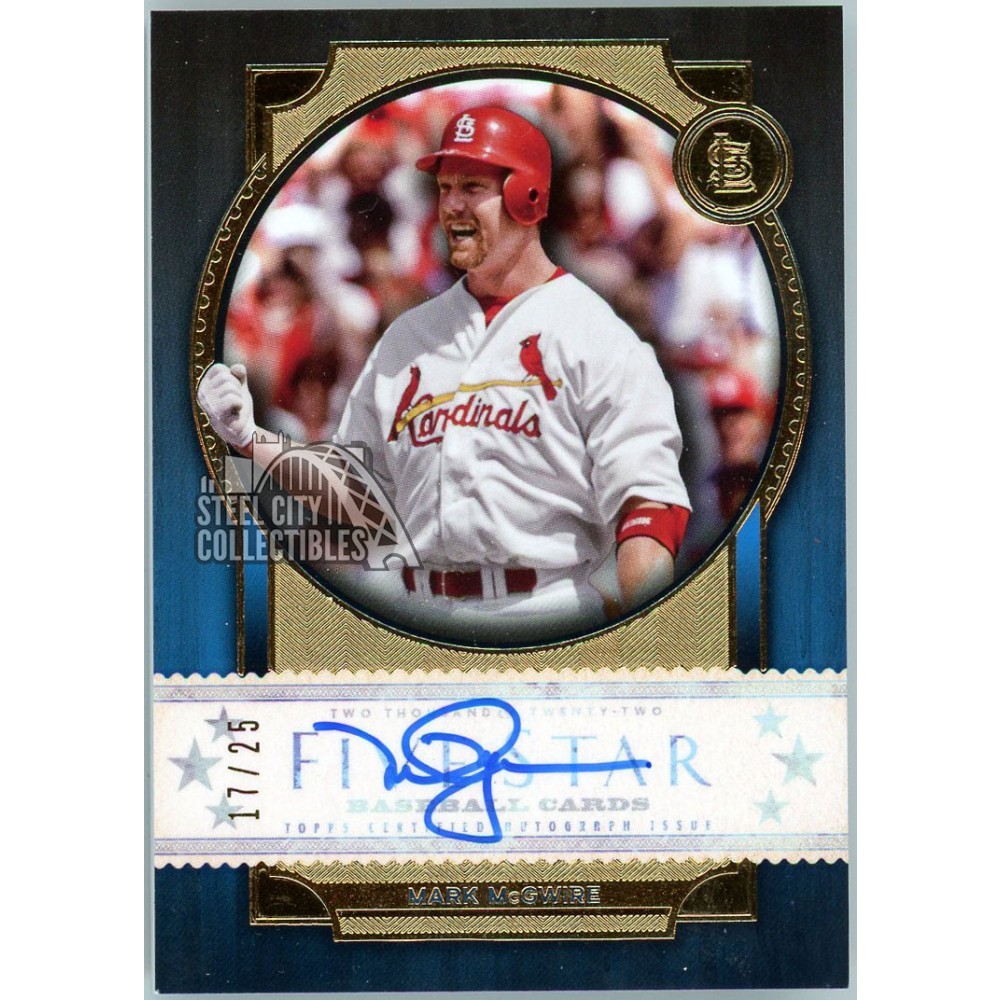 Mark McGwire 2022 Topps Five Star Blue Autograph Card #FSA-MM 17/25 | Steel  City Collectibles