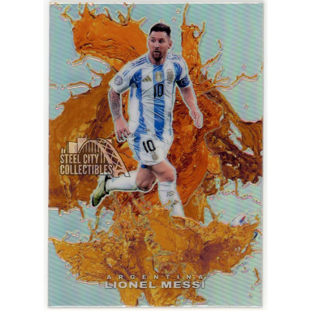 Lionel Messi 2024 Panini Black Friday Splash of Color Card #LM /50
