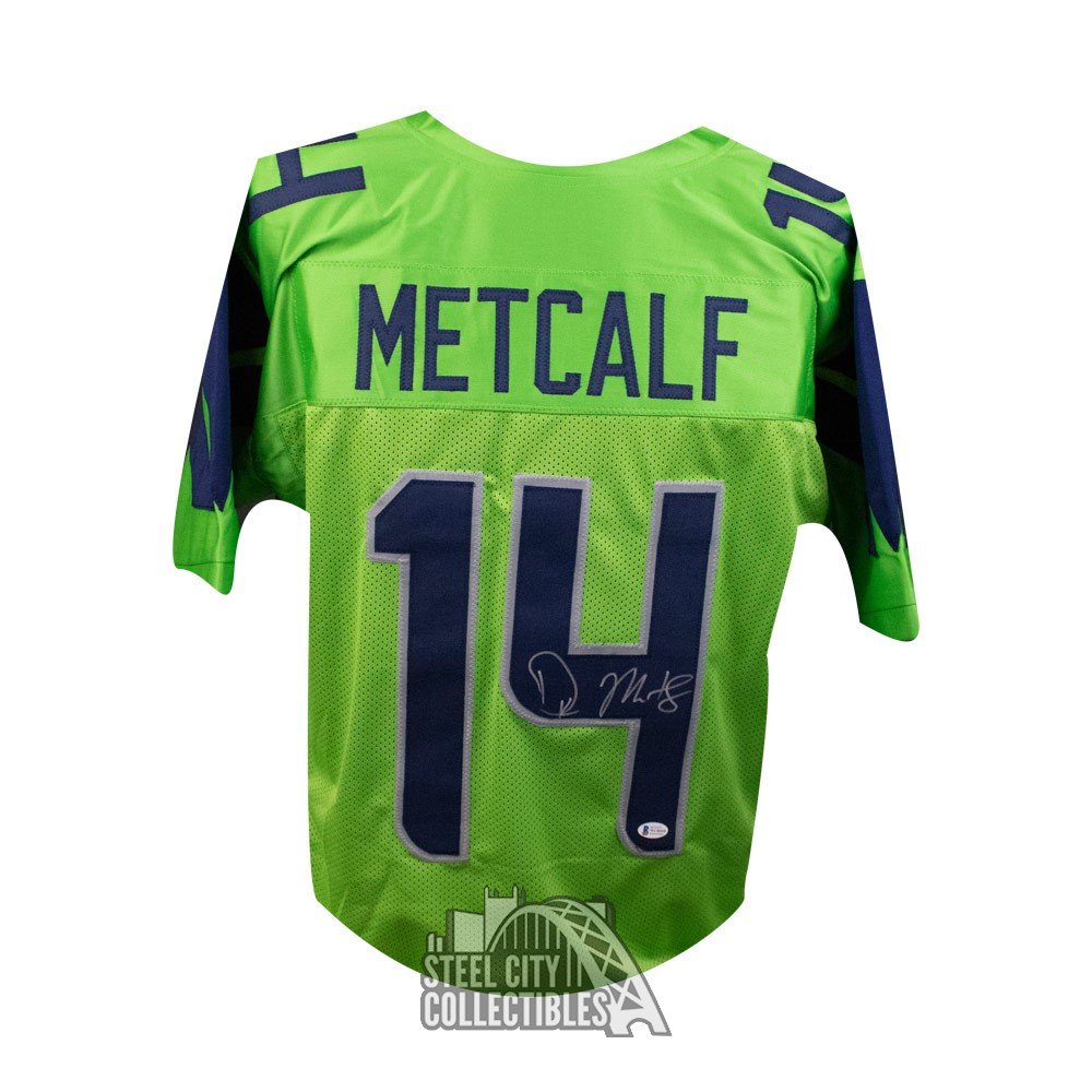 dk metcalf green jersey